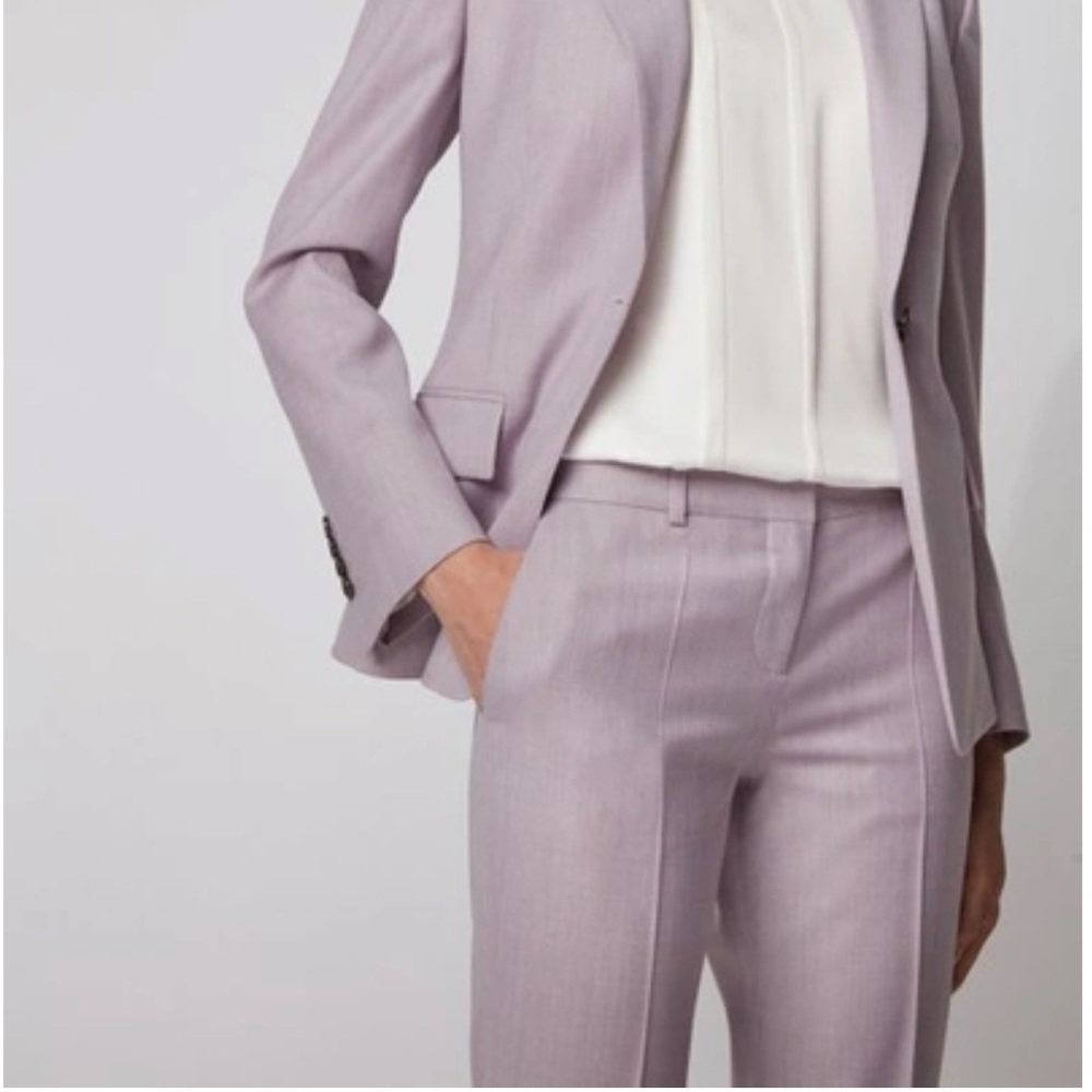 Hugo boss Titana Straight Leg Wool Pants